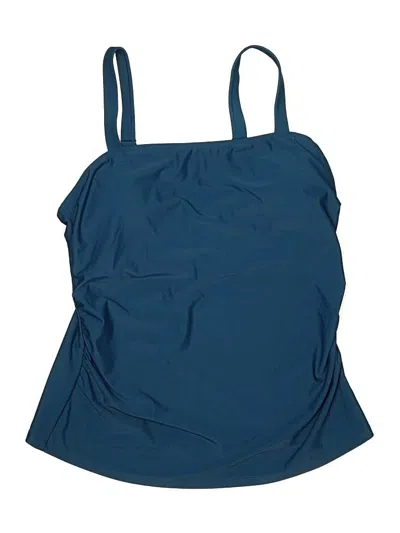 Pre-owned Unbranded Swimsuit Top Blue Swimwear