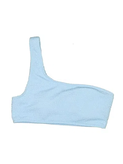 Pre-owned Unbranded Swimsuit Top Blue Swimwear