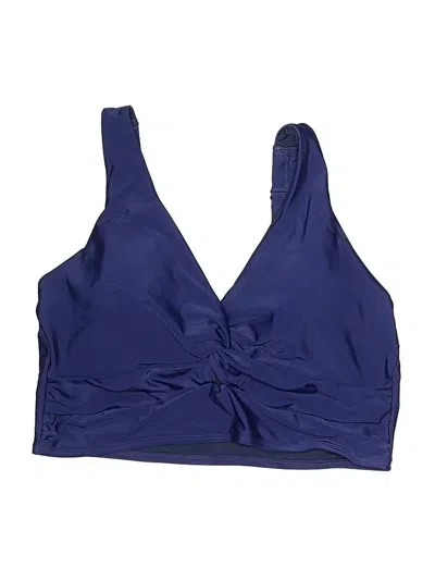 Pre-owned Unbranded Swimsuit Top Blue Swimwear