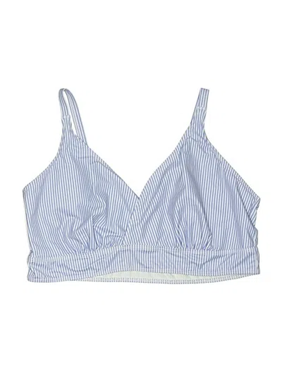 Pre-owned Unbranded Swimsuit Top Blue Swimwear