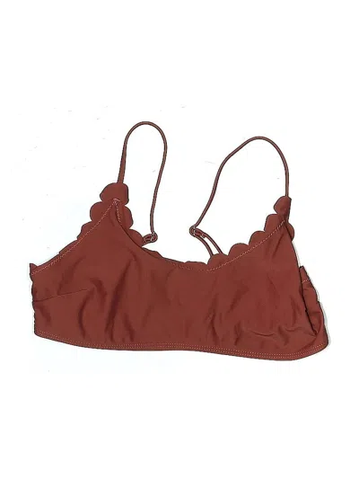 Pre-owned Unbranded Swimsuit Top Brown Swimwear