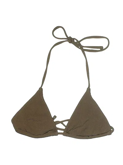 Pre-owned Unbranded Swimsuit Top Brown Swimwear