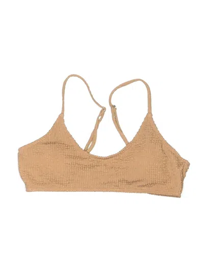 Pre-owned Unbranded Swimsuit Top Brown Swimwear