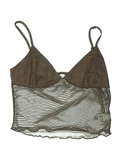 Pre-owned Unbranded Swimsuit Top Brown Swimwear