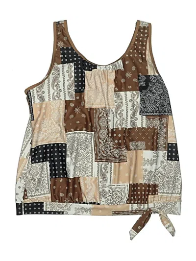 Pre-owned Unbranded Swimsuit Top Brown Swimwear