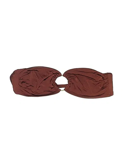 Pre-owned Unbranded Swimsuit Top Brown Swimwear