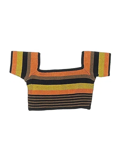 Pre-owned Unbranded Swimsuit Top Brown Swimwear