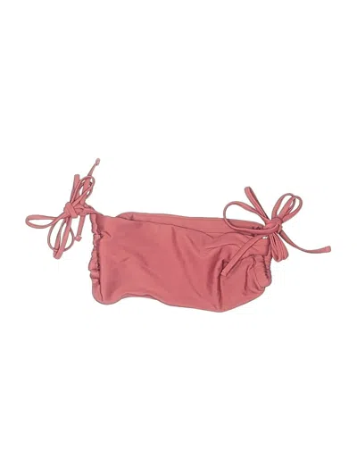 Pre-owned Unbranded Swimsuit Top Burgundy Swimwear