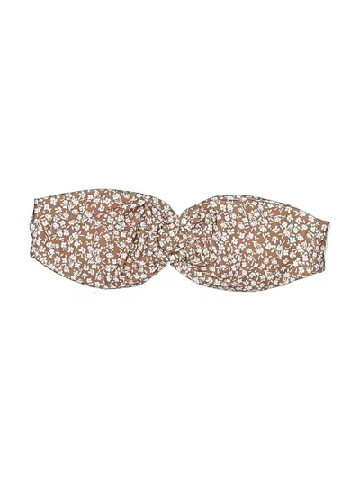 Pre-owned Unbranded Swimsuit Top Gold Swimwear