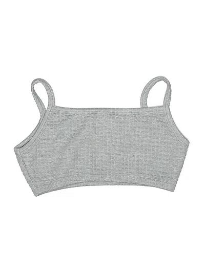 Pre-owned Unbranded Swimsuit Top Gray Swimwear