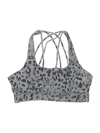 Pre-owned Unbranded Swimsuit Top Gray Swimwear