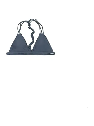 Pre-owned Unbranded Swimsuit Top Gray Swimwear