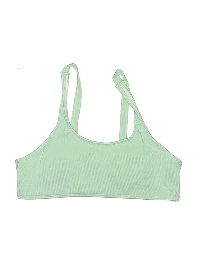 Pre-owned Unbranded Swimsuit Top Green Swimwear