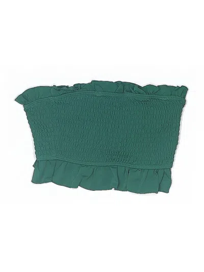Pre-owned Unbranded Swimsuit Top Green Swimwear