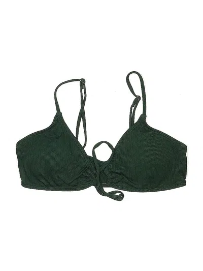 Pre-owned Unbranded Swimsuit Top Green Swimwear