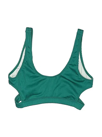 Pre-owned Unbranded Swimsuit Top Green Swimwear