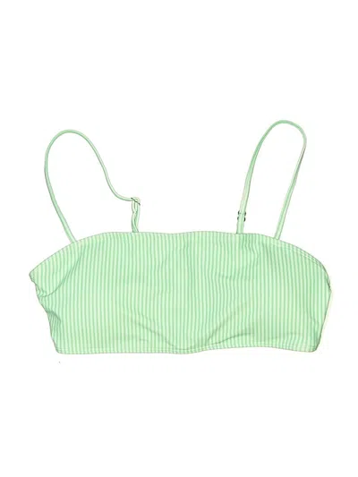 Pre-owned Unbranded Swimsuit Top Green Swimwear