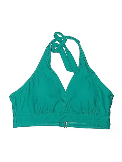 Pre-owned Unbranded Swimsuit Top Green Swimwear