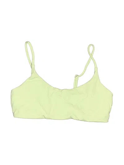 Pre-owned Unbranded Swimsuit Top Green Swimwear