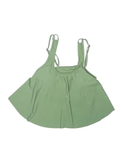 Pre-owned Unbranded Swimsuit Top Green Swimwear