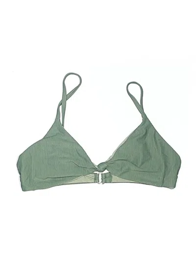 Pre-owned Unbranded Swimsuit Top Green Swimwear
