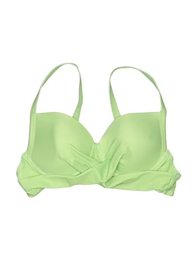 Pre-owned Unbranded Swimsuit Top Green Swimwear