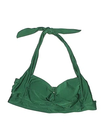 Pre-owned Unbranded Swimsuit Top Green Swimwear