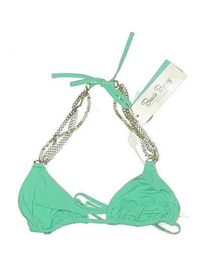 Unbranded Swimsuit Top Green Swimwear