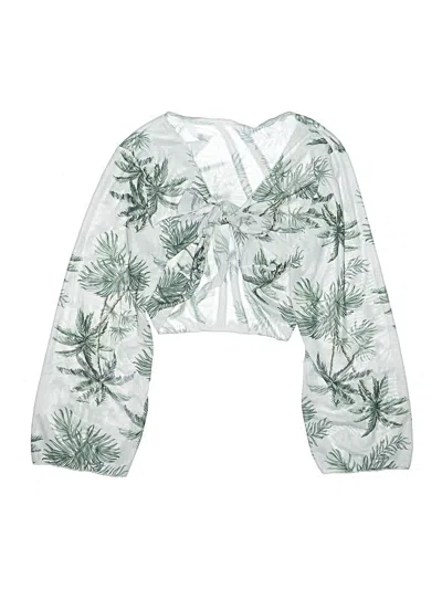 Pre-owned Unbranded Swimsuit Top Green Swimwear