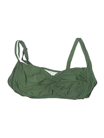 Pre-owned Unbranded Swimsuit Top Green Swimwear