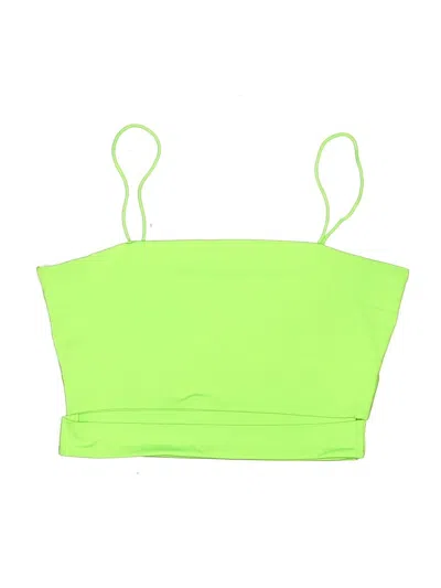 Pre-owned Unbranded Swimsuit Top Green Swimwear