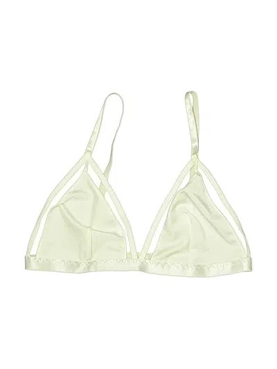 Pre-owned Unbranded Swimsuit Top Ivory Swimwear In White