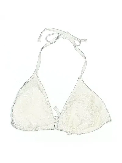 Pre-owned Unbranded Swimsuit Top Ivory Swimwear In White