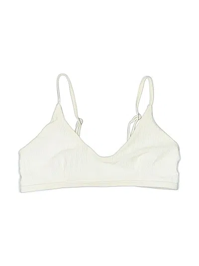Pre-owned Unbranded Swimsuit Top Ivory Swimwear In White