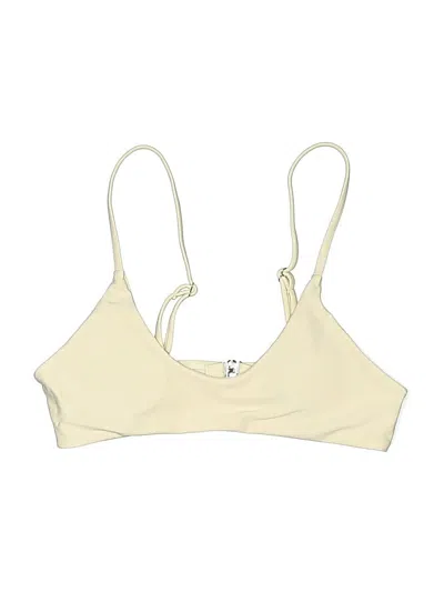 Pre-owned Unbranded Swimsuit Top Ivory Swimwear In White