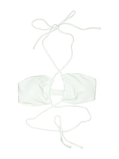 Pre-owned Unbranded Swimsuit Top Ivory Swimwear In White