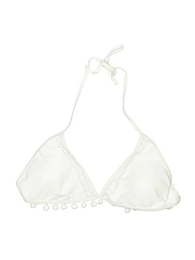 Pre-owned Unbranded Swimsuit Top Ivory Swimwear In White