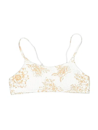 Pre-owned Unbranded Swimsuit Top Ivory Swimwear In White