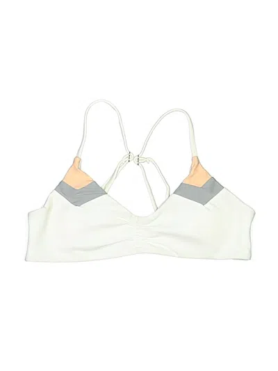 Pre-owned Unbranded Swimsuit Top Ivory Swimwear In White