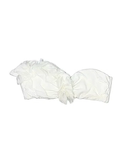 Pre-owned Unbranded Swimsuit Top Ivory Swimwear In White