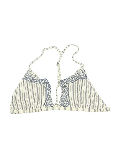 Pre-owned Unbranded Swimsuit Top Ivory Swimwear In White