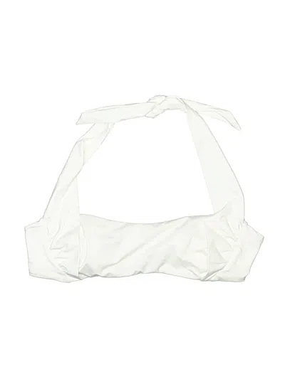 Pre-owned Unbranded Swimsuit Top Ivory Swimwear In White