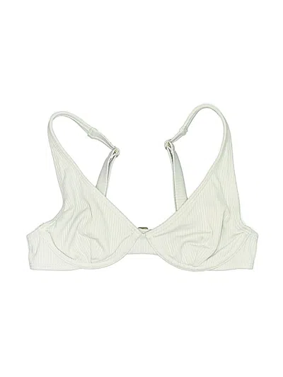 Pre-owned Unbranded Swimsuit Top Ivory Swimwear In White