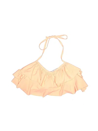 Pre-owned Unbranded Swimsuit Top Orange Swimwear
