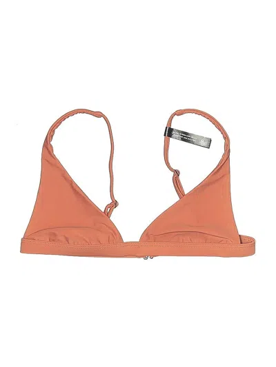 Pre-owned Unbranded Swimsuit Top Orange Swimwear