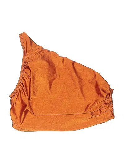 Pre-owned Unbranded Swimsuit Top Orange Swimwear