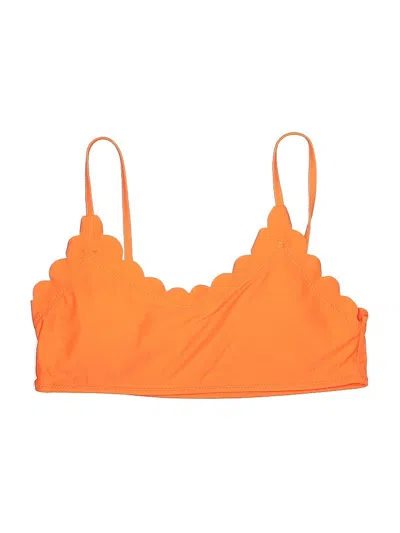 Pre-owned Unbranded Swimsuit Top Orange Swimwear