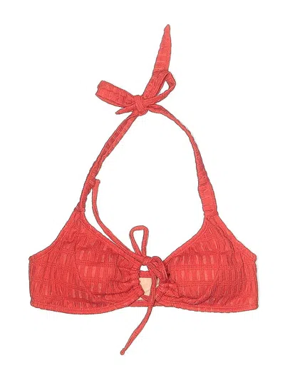 Pre-owned Unbranded Swimsuit Top Orange Swimwear