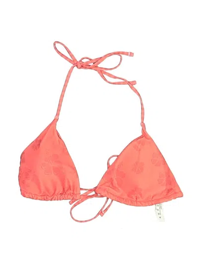 Pre-owned Unbranded Swimsuit Top Orange Swimwear