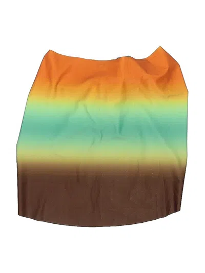 Pre-owned Unbranded Swimsuit Top Orange Swimwear